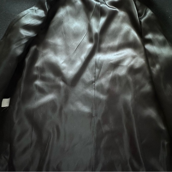 Josh Evan 100% virgin wool black pea coat  Size 12 - Picture 5 of 11